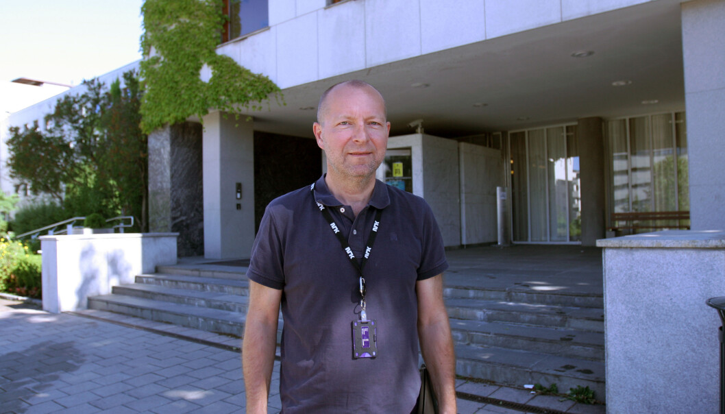 Lokaliseringsdirektør Jon Espen Lohne i NRK. Foto: Glenn Slydal Johansen Lokaliseringsdirektør Jon Espen Lohne i NRK. Foto: Glenn Slydal Johansen