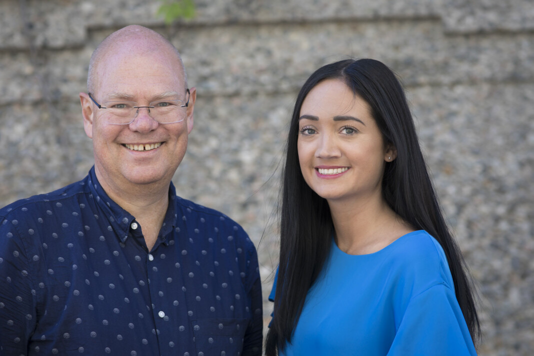 Linda Christine Strande blir kommunikasjonsansvarlig i Schibsteds mediedivisjon i Norge. Her sammen med John Einar Sandvand, som blir sjef for produkt-og teknologi-organisasjonen i Norge, Sverige og Polen. Foto: Schibsted Linda Christine Strande blir kommunikasjonsansvarlig i Schibsteds mediedivisjon i Norge. Her sammen med John Einar Sandvand, som blir sjef for produkt-og teknologi-organisasjonen i Norge, Sverige og Polen. Foto: Schibsted