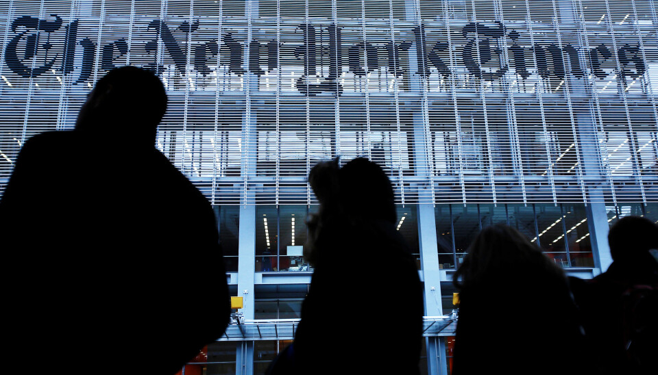 2,9 millioner har digitalt abonnement på New York Times. Foto: Reuters / NTB scanpix
