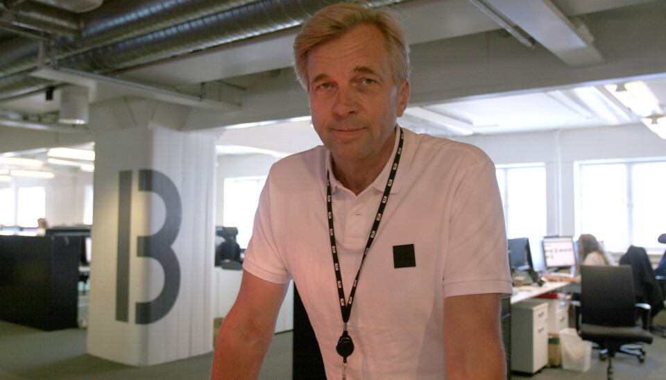 Geir Terje Ruud ville aldri jobbet i NTB om det ikke var for fotballroboten. Foto: Glenn Slydal Johansen Geir Terje Ruud ville aldri jobbet i NTB om det ikke var for fotballroboten. Foto: Glenn Slydal Johansen