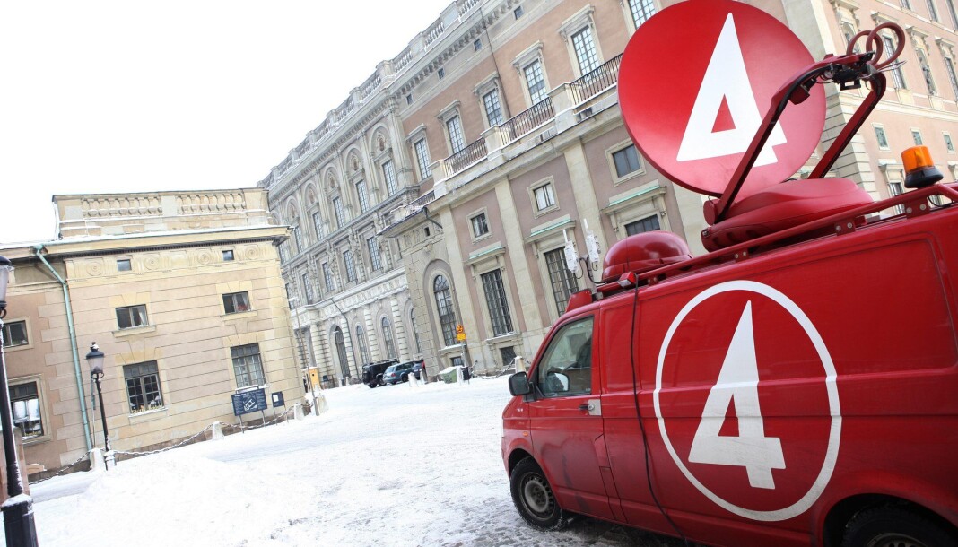 Den svenske staten blir indirekte eier av 37,4 prosent av kommersielle TV4. Foto: Fredrik Persson / SCANPIX Den svenske staten blir indirekte eier av 37,4 prosent av kommersielle TV4. Foto: Fredrik Persson / SCANPIX