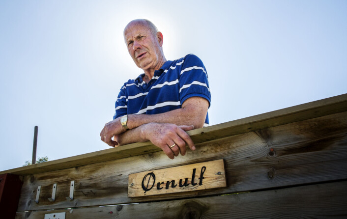 – Det har blitt spilt skotthyll her i over 100 år, forteller Gunnar Guldberg. Foto: Finn Walther – Det har blitt spilt skotthyll her i over 100 år, forteller Gunnar Guldberg. Foto: Finn Walther
