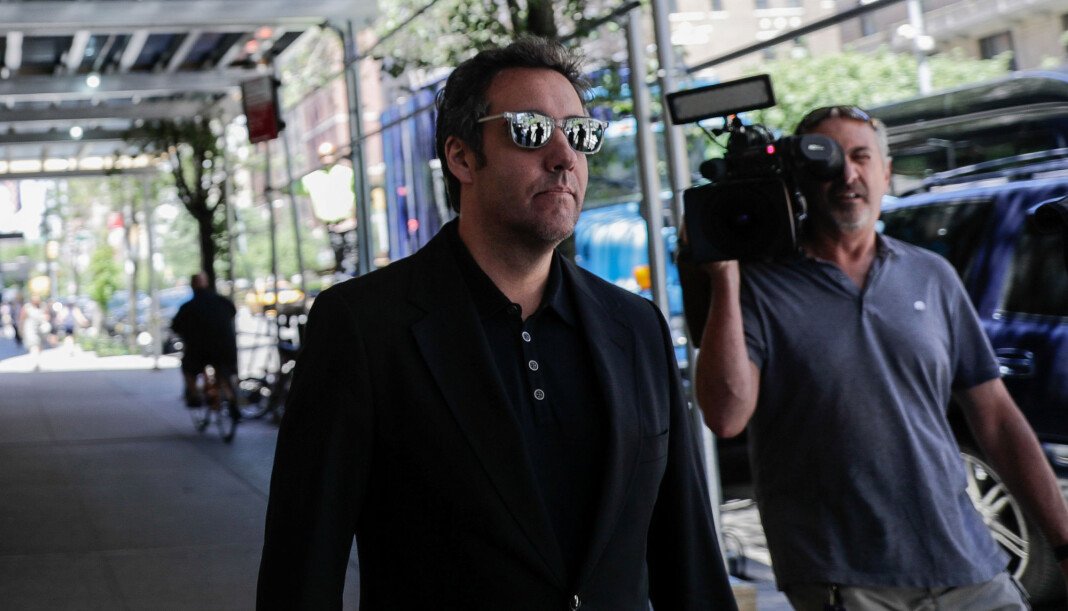 New York Times skrev tidligere denne uken at Donald Trumps mangeårige advokat Michael Cohen tok opp en samtale med Trump om betaling til en tidligere Playboy-modell. Foto: Reuters / NTB scanpix New York Times skrev tidligere denne uken at Donald Trumps mangeårige advokat Michael Cohen tok opp en samtale med Trump om betaling til en tidligere Playboy-modell. Foto: Reuters / NTB scanpix
