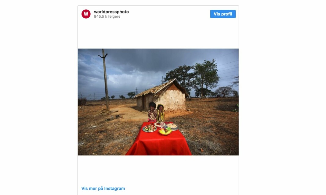 Det norske fotomiljøet reagerer på at World Press Photo frontet fotoprosjekt med indiske barn og falsk mat