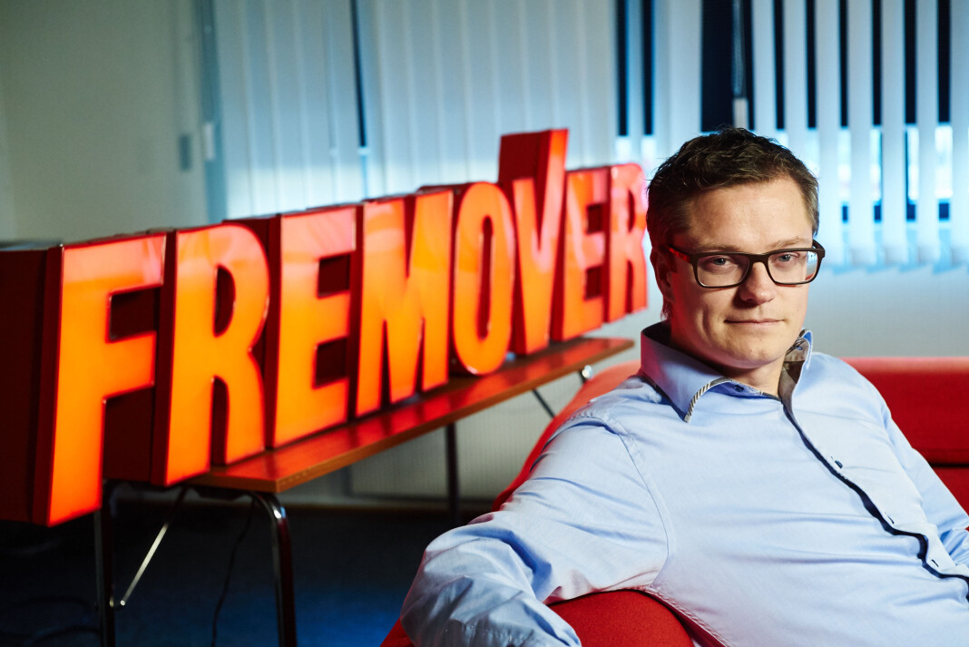 Sjefredaktør og administrerende direktør Christian Senning Andersen i Fremover er fornøyd med 2017-tallene. Foto: Amedia Sjefredaktør og administrerende direktør Christian Senning Andersen i Fremover er fornøyd med 2017-tallene. Foto: Amedia
