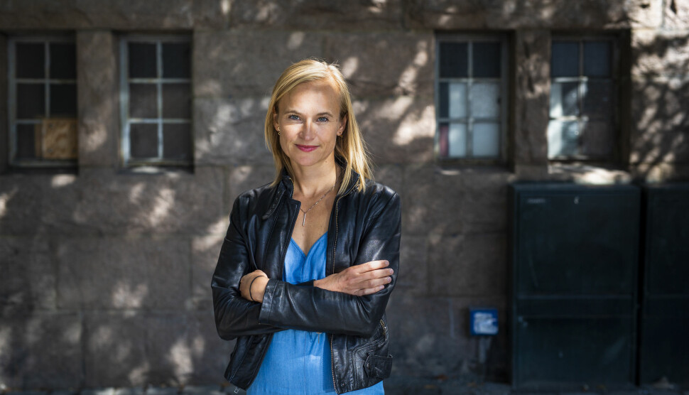 Dagsavisen-journalisten Heidi Taksdal Skjeseth har nylig gitt ut bok om Trumps løgner. Foto: Kristine Lindebø
