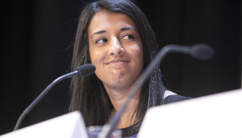 Journalist Megha Rajagopalan på pressekonferanse med Oslo Freedom Forum i mai 2018. Foto: Terje Pedersen / NTB scanpix Journalist Megha Rajagopalan på pressekonferanse med Oslo Freedom Forum i mai 2018. Foto: Terje Pedersen / NTB scanpix