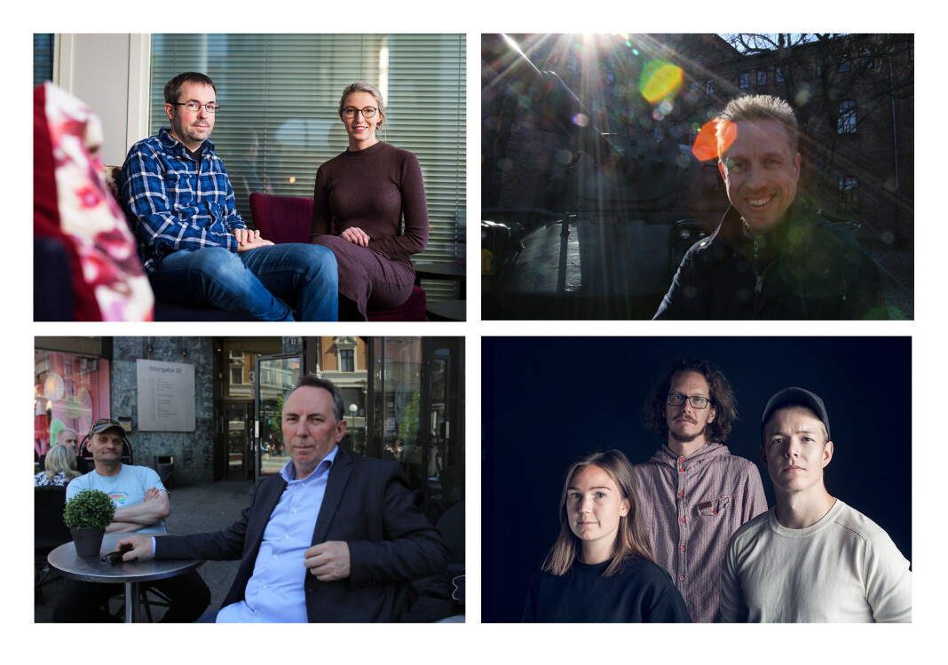 Blant de nominerte til Dataskup er De forsømte broene (VG), Faktisk.no, De ulovlige pokerklubbene (Aftenposten) og Avsløringen av verdens største overgrepsforum (VG). Foto: Kristine Lindebø/Martin Huseby Jensen/Glenn Slydal Johnsen/Krister Sørbø, VG Blant de nominerte til Dataskup er De forsømte broene (VG), Faktisk.no, De ulovlige pokerklubbene (Aftenposten) og Avsløringen av verdens største overgrepsforum (VG). Foto: Kristine Lindebø/Martin Huseby Jensen/Glenn Slydal Johnsen/Krister Sørbø, VG