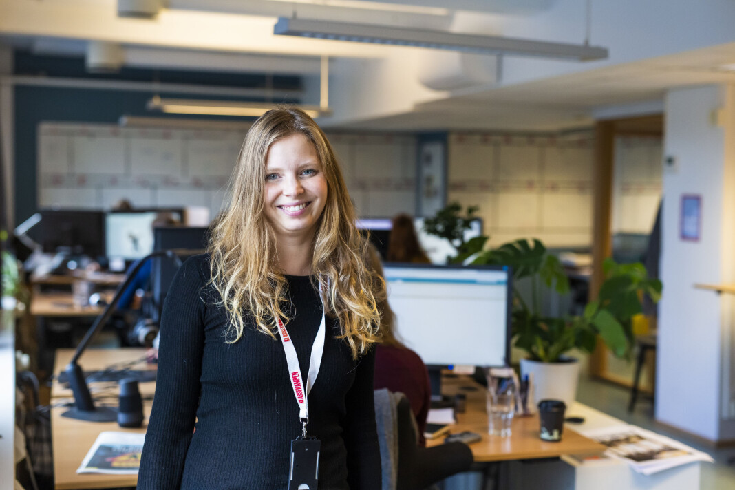Maria Dyrhol Sandvik blir politisk journalist i Klassekampen. Foto: Kristine Lindebø Maria Dyrhol Sandvik blir politisk journalist i Klassekampen. Foto: Kristine Lindebø