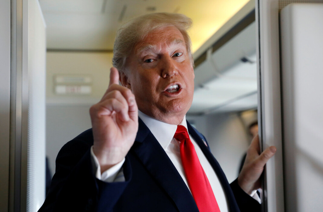 USAs president Donald Trump kaller Bob Woodwards nye bok om presidentens første 18 måneder i Det hvite hus, for en vits. Foto: Reuters / NTB scanpix USAs president Donald Trump kaller Bob Woodwards nye bok om presidentens første 18 måneder i Det hvite hus, for en vits. Foto: Reuters / NTB scanpix