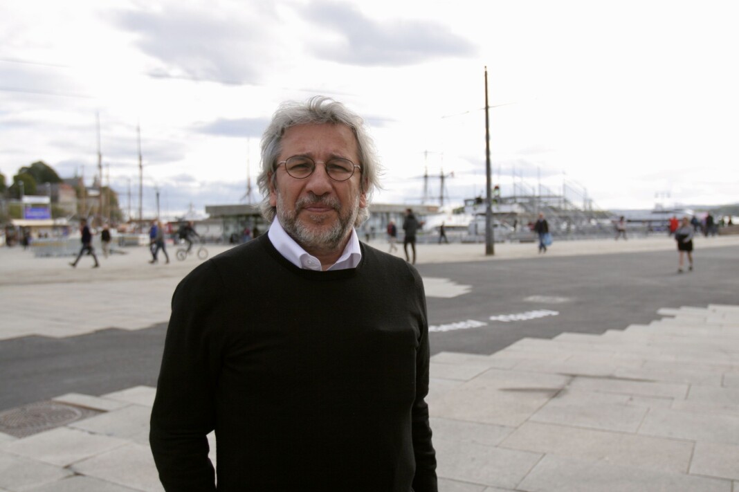Den tyrkiske journalisten og redaktøren Can Dündar besøkte Oslo og Nobels fredssenter i forrige uke. Foto: Guro Flaarønning Den tyrkiske journalisten og redaktøren Can Dündar besøkte Oslo og Nobels fredssenter i forrige uke. Foto: Guro Flaarønning
