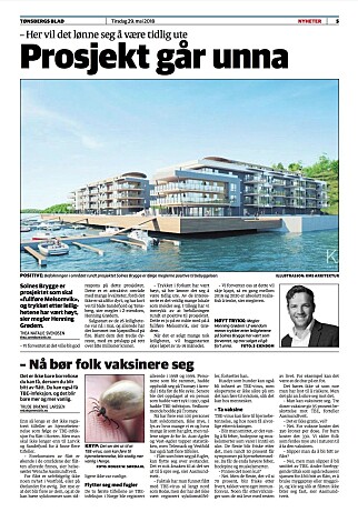 Faksimile TB 29. mai 2018. Faksimile TB 29. mai 2018.