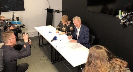 Grande og Sandnes signerte ny TV 2-avtale