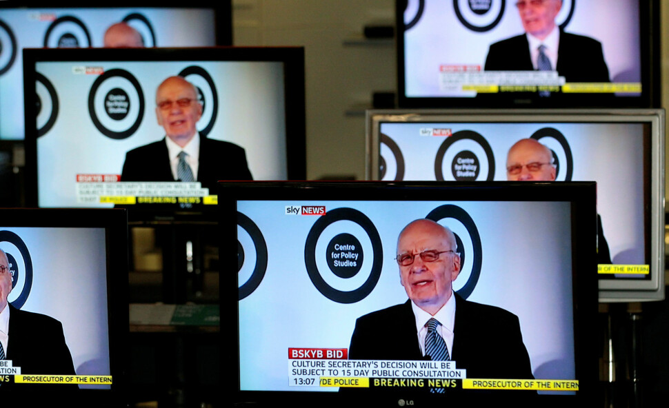 Rupert Murdochs 21st Century Fox selger sin eierandel på 39 prosent i Sky. Foto: Reuters / NTB scanpix