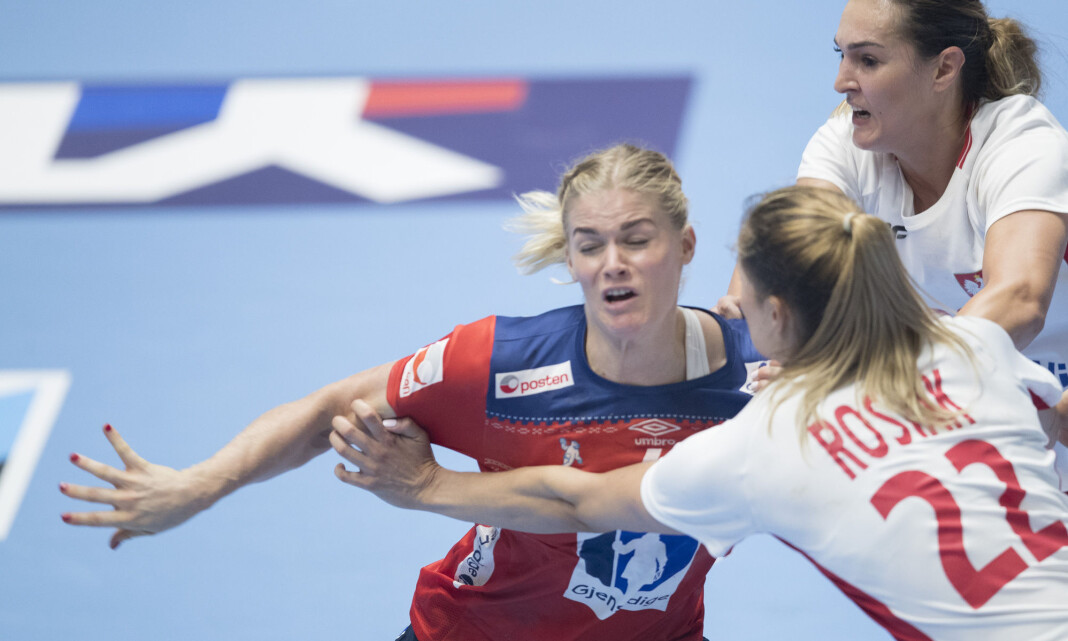 Veronica Kristiansen under kampen mot Polen i Golden League torsdag. Foto: Vidar Ruud / NTB scanpix Veronica Kristiansen under kampen mot Polen i Golden League torsdag. Foto: Vidar Ruud / NTB scanpix