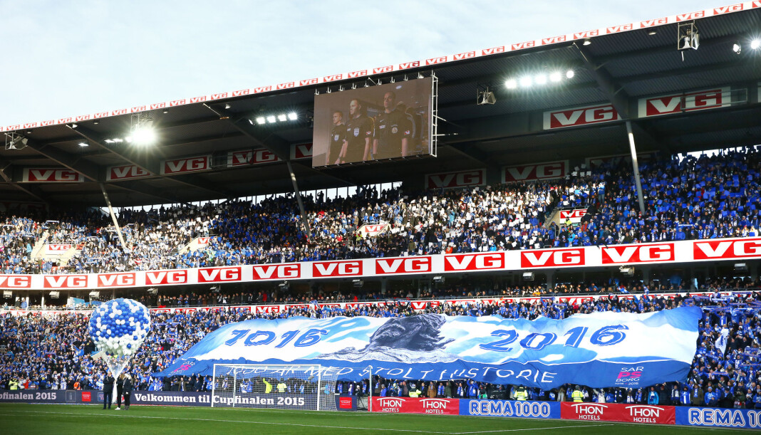 Den nye avtalen mellom VG og Norges Fotballforbund gjør at VG-tribunen på Ullevaal stadion videreføres. Foto: Heiko Junge / NTB scanpix Den nye avtalen mellom VG og Norges Fotballforbund gjør at VG-tribunen på Ullevaal stadion videreføres. Foto: Heiko Junge / NTB scanpix