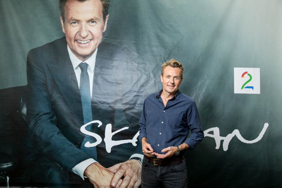 Seertallene faller kraftig for Fredrik Skavlan, etter at han gikk fra NRK til TV 2. Foto: Eivind Senneset / TV 2 / NTB Scanpix Seertallene faller kraftig for Fredrik Skavlan, etter at han gikk fra NRK til TV 2. Foto: Eivind Senneset / TV 2 / NTB Scanpix