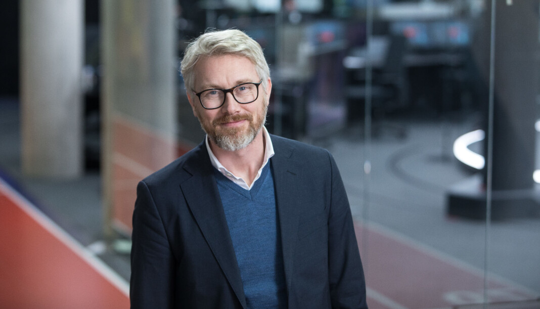 TV 2-sjef Olav T. Sandes er fornøyd med utviklingen i strømmekanalen Sumo. Foto: Eivind Senneset / TV 2 TV 2-sjef Olav T. Sandes er fornøyd med utviklingen i strømmekanalen Sumo. Foto: Eivind Senneset / TV 2