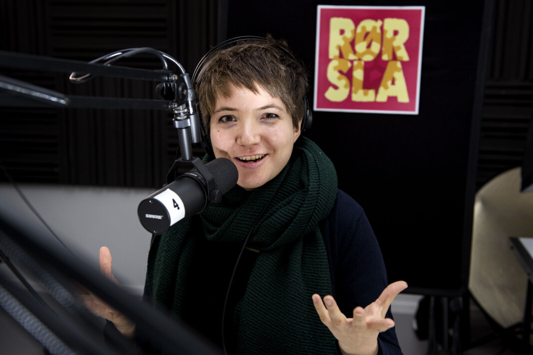 Podkastjournalist Ida Karine Gullvik har ansvaret for FriFagbevegelses nye podkast «Rørsla». Foto: Sissel M. Rasmussen/LO-Aktuelt Podkastjournalist Ida Karine Gullvik har ansvaret for FriFagbevegelses nye podkast «Rørsla». Foto: Sissel M. Rasmussen/LO-Aktuelt