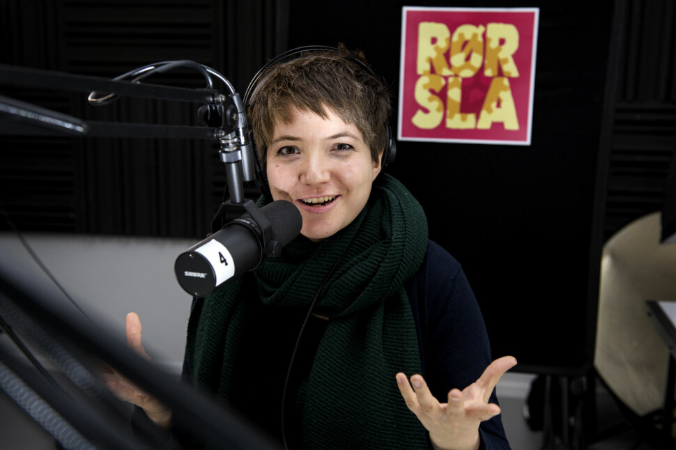 Podkastjournalist Ida Karine Gullvik har ansvaret for FriFagbevegelses nye podkast «Rørsla». Foto: Sissel M. Rasmussen/LO-Aktuelt