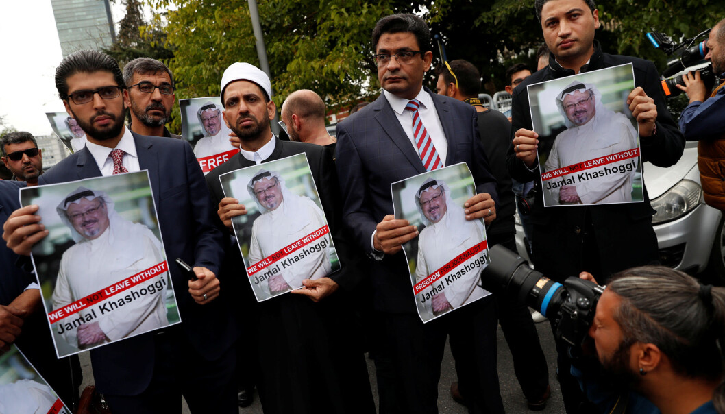 Den saudiarabiske regimekritikeren og journalisten Jamal Khashoggi forsvant under et besøk på hjemlandets konsulat i Istanbul, der det hevdes at han ble drept. Foto: Reuters / NTB scanpix Den saudiarabiske regimekritikeren og journalisten Jamal Khashoggi forsvant under et besøk på hjemlandets konsulat i Istanbul, der det hevdes at han ble drept. Foto: Reuters / NTB scanpix