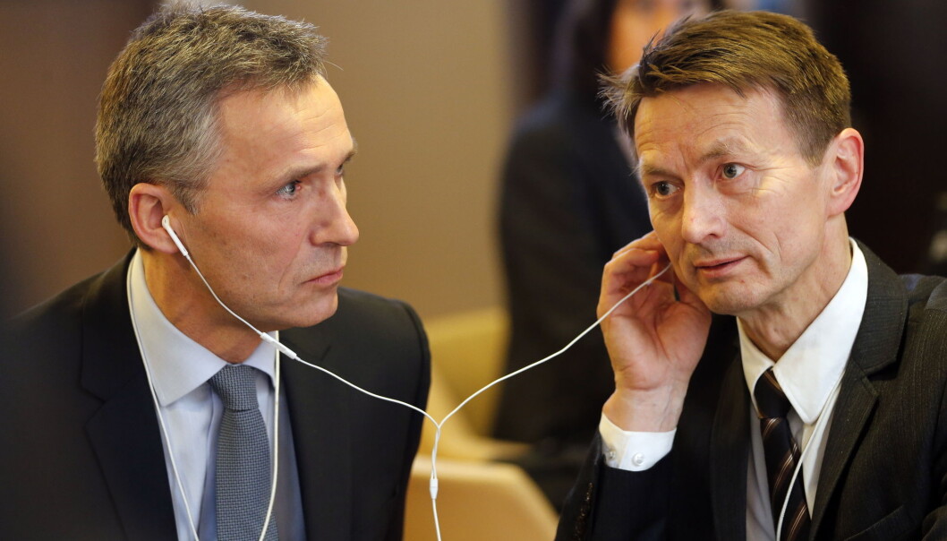 Jens Stoltenberg (t.v.) og Hans Kristian Amundsen var nære venner og kjente hverandre store deler av livet frem til Amundsen døde brått i sommer. Arkivfoto: Lise Åserud / NTB scanpix Jens Stoltenberg (t.v.) og Hans Kristian Amundsen var nære venner og kjente hverandre store deler av livet frem til Amundsen døde brått i sommer. Arkivfoto: Lise Åserud / NTB scanpix