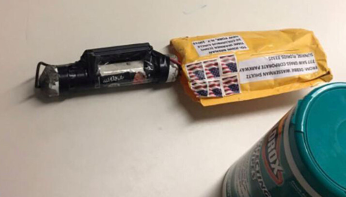 Bildet skal vise bomben CNN mottok. Foto: Reuters / NTB scanpix Bildet skal vise bomben CNN mottok. Foto: Reuters / NTB scanpix