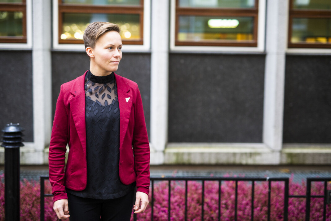 Solfrid Lerbekk (SV), i arbeids- og sosialkomiteen på Stortinget, mener NRK bør se til Haukeland sykehus . Foto: Kristine Lindebø Solfrid Lerbekk (SV), i arbeids- og sosialkomiteen på Stortinget, mener NRK bør se til Haukeland sykehus . Foto: Kristine Lindebø