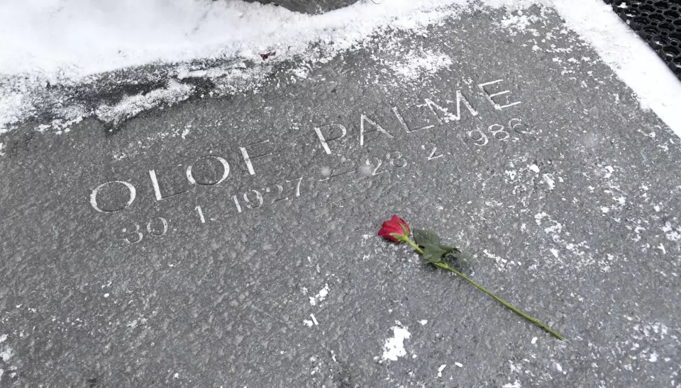 I en ny bok om drapet på Olof Palme, utpekes en kjent Palme-hater som en mulig gjerningsmann. Palme ble skutt og drept i Stockholm 28. februar 1986. Arkivfoto: Janerik Henriksson / TT / NTB scanpix