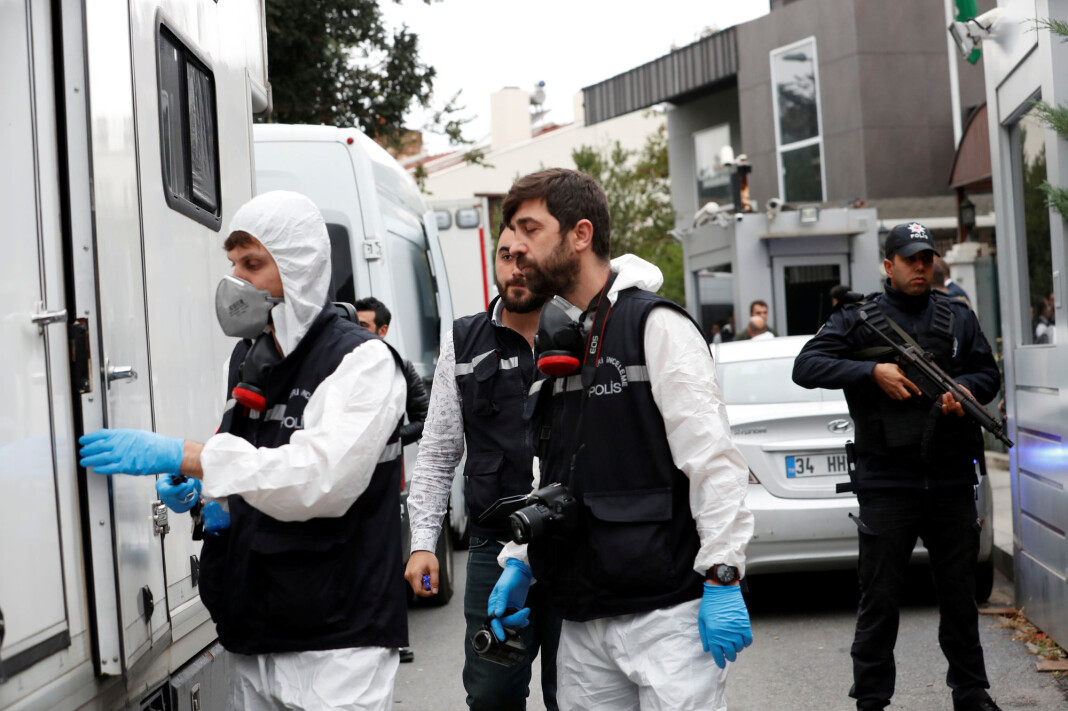 Jamal Khashoggi ble drept inne på det saudiarabiske konsulatet i Istanbul 2. oktober. Men liket er ikke funnet. Foto: Reuters / NTB scanpix Jamal Khashoggi ble drept inne på det saudiarabiske konsulatet i Istanbul 2. oktober. Men liket er ikke funnet. Foto: Reuters / NTB scanpix