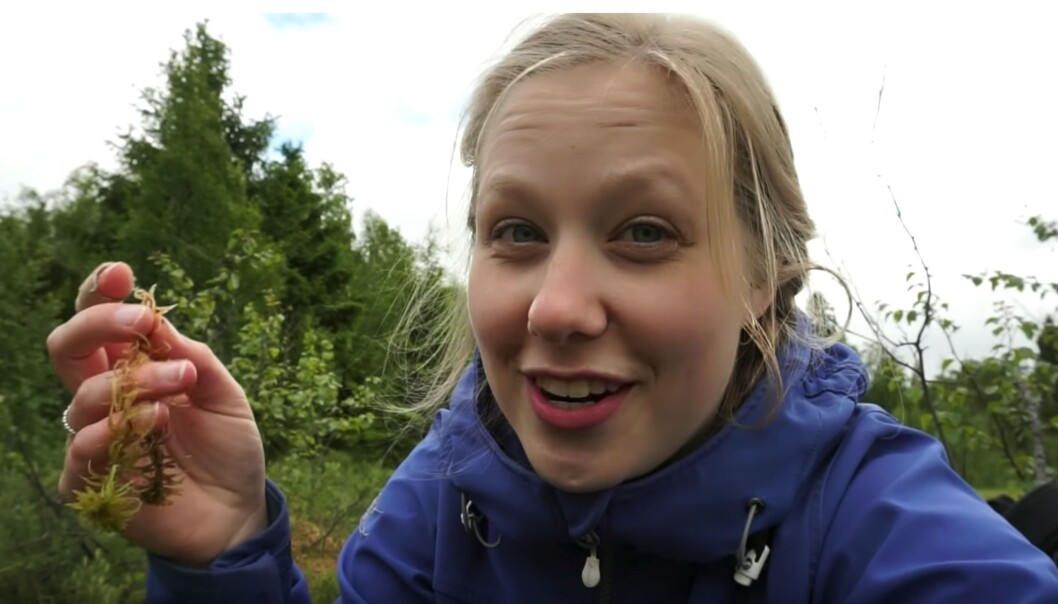 Nellie Henriette Nilsen fra Tromsø fikk drømmejobben og mønstrer på BBC Earth. Foto: Skjermdump fra YouTube Nellie Henriette Nilsen fra Tromsø fikk drømmejobben og mønstrer på BBC Earth. Foto: Skjermdump fra YouTube