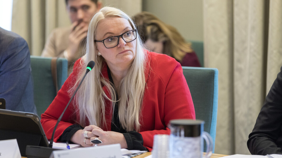 Senterpartiets Åslaug Sem-Jacobsen varsler at partiet vil høyne mediestøtten i sitt alternative budsjett for 2019. Foto: NTB scanpix Senterpartiets Åslaug Sem-Jacobsen varsler at partiet vil høyne mediestøtten i sitt alternative budsjett for 2019. Foto: NTB scanpix