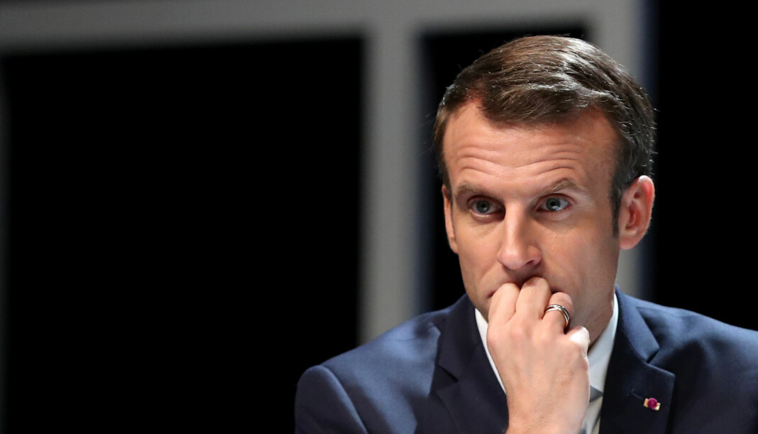 Frankrikes president Emmanuel Macron har gått til kamp mot det han mener er russisk propaganda og falske nyheter på sosiale medier. Foto: Reuters / NTB scanpix