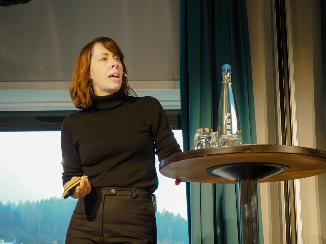 Morgenbladets ansvarlig redaktør, Anna B. Jenssen, bekrefter at hun og styreleder har fått brevet fra redaksjonsklubben. Foto: Roger Aarli-Grøndalen Morgenbladets ansvarlig redaktør, Anna B. Jenssen, bekrefter at hun og styreleder har fått brevet fra redaksjonsklubben. Foto: Roger Aarli-Grøndalen