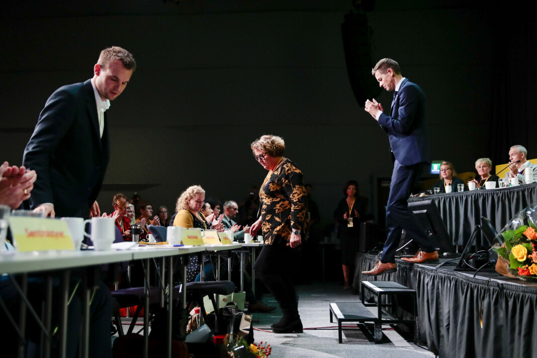 KrFs ekstraordinære landsmøte på Gardermoen 2. november skapte politisk dramatikk og har også fått æren av å stå bak årets ord 2018. Foto: Håkon Mosvold Larsen / NTB scanpix KrFs ekstraordinære landsmøte på Gardermoen 2. november skapte politisk dramatikk og har også fått æren av å stå bak årets ord 2018. Foto: Håkon Mosvold Larsen / NTB scanpix