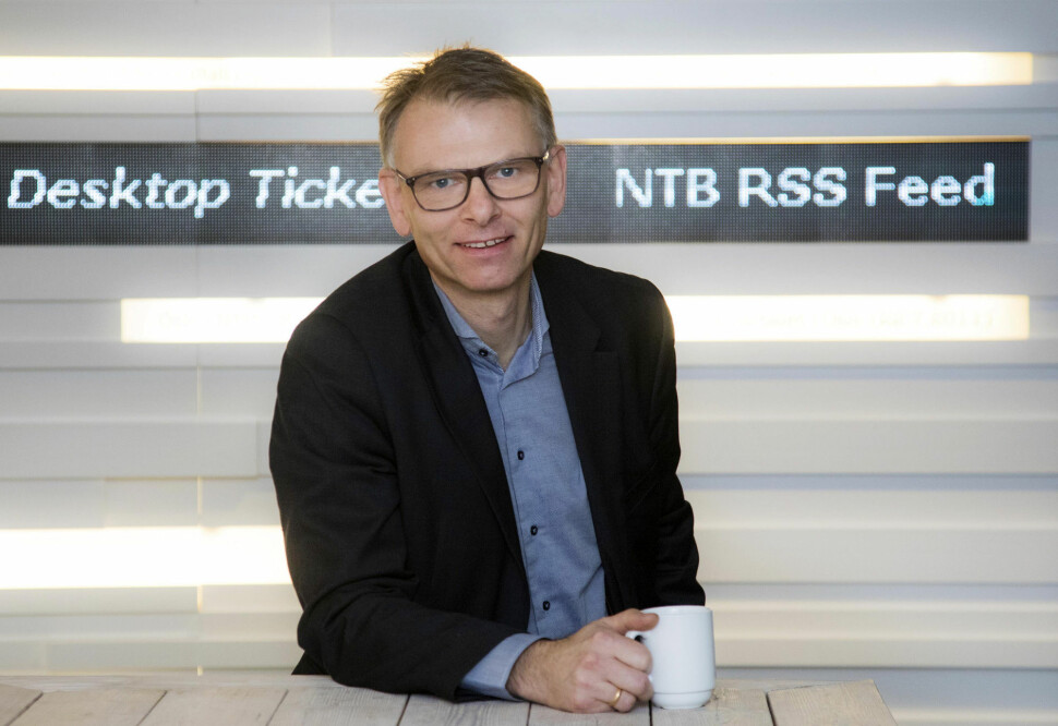 Ole-Kristian Bjellaanes slutter som nyhetsredaktør i NTB. Foto: Thomas Brun / NTB scanpix