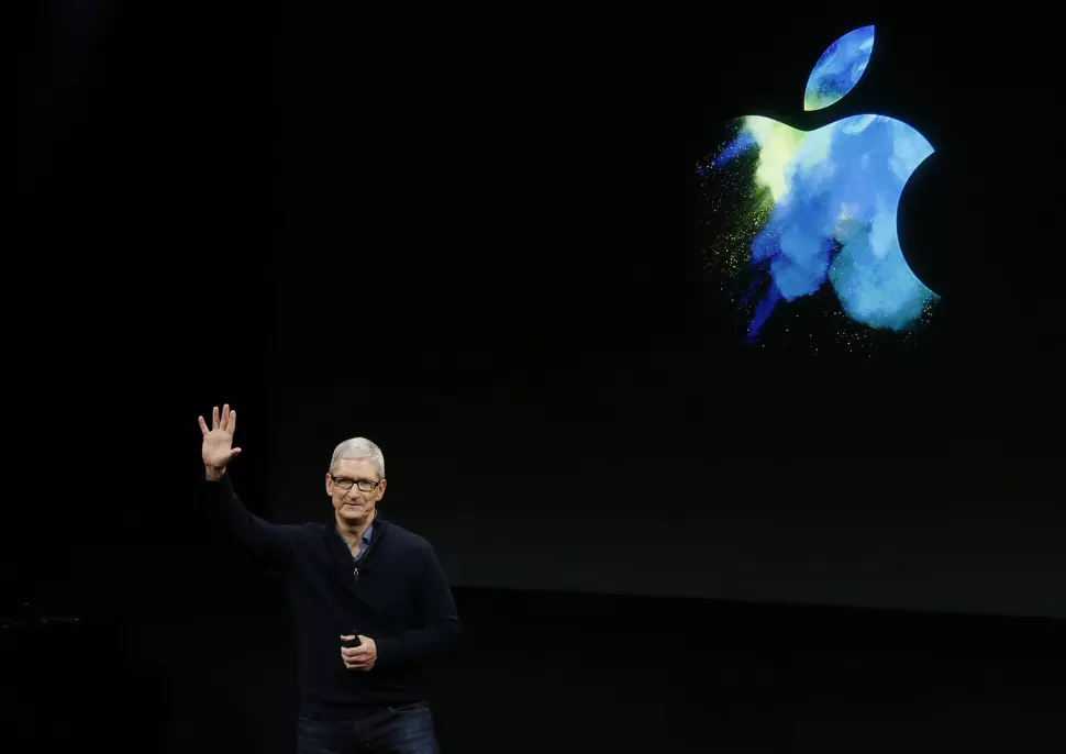 Ifølge Bloomberg kan Apple komme med en ny nyhetstjeneste i løpet av 2019. Her er Apple-sjef Tim Cook. Foto: Reuters / NTB scanpix