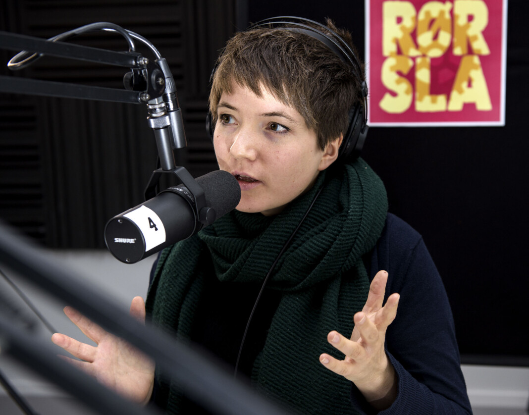 Podkast-journalist Ida Gullvik drømmer om overskriften: – «Slapp av. Alt kommer til å ordne seg». Foto: Sissel M. Rasmussen/LO Media Podkast-journalist Ida Gullvik drømmer om overskriften: – «Slapp av. Alt kommer til å ordne seg». Foto: Sissel M. Rasmussen/LO Media