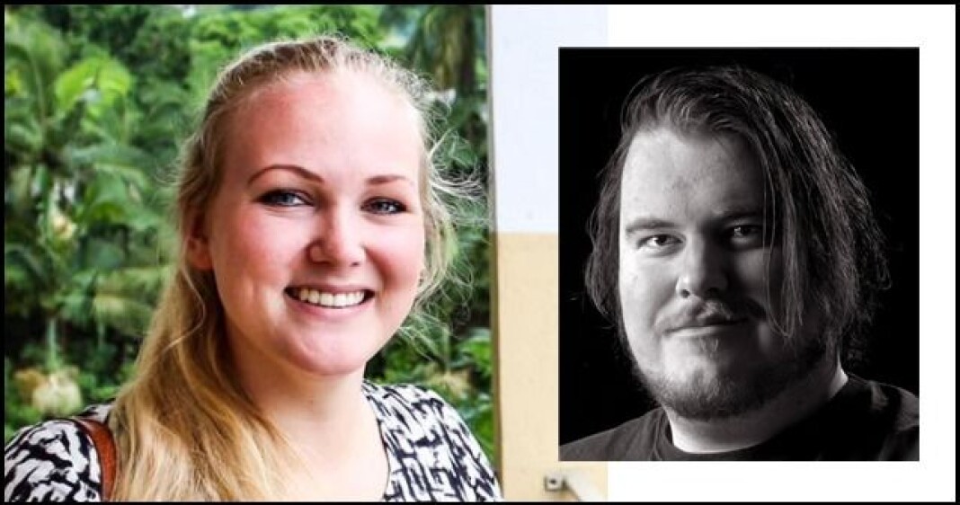 Tiril Vik Nordeide og Torgrim Gotland Bakke får fast jobb i Fredriksstad Blad. Foto: Innsendt Tiril Vik Nordeide og Torgrim Gotland Bakke får fast jobb i Fredriksstad Blad. Foto: Innsendt