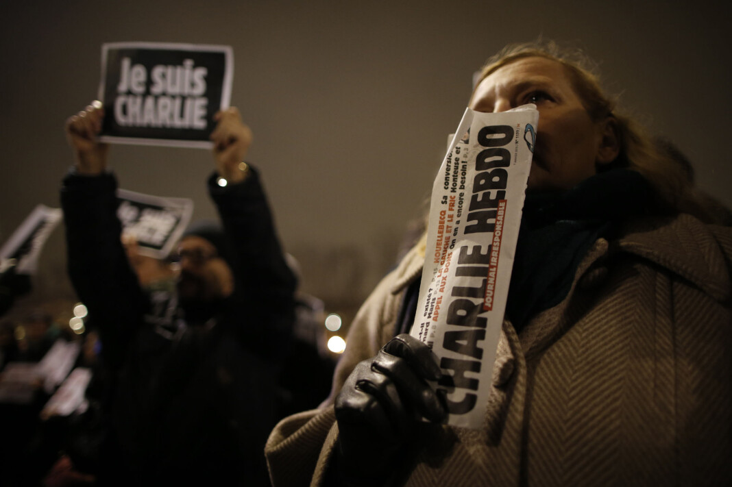I 2015 ble tolv personer drept i et terrorangrep mot det franske satiremagasinet Charlie Hebdos redaksjonslokaler i Paris. Foto: Reuters / NTB scanpix I 2015 ble tolv personer drept i et terrorangrep mot det franske satiremagasinet Charlie Hebdos redaksjonslokaler i Paris. Foto: Reuters / NTB scanpix