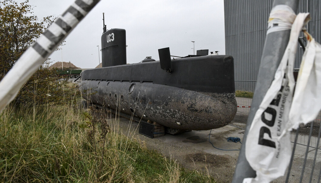 Peter Madsens ubåt UC3 Nautilus i Nordhamnen i København i november 2017. Foto: Johan Nilsson / TT / NTB scanpix. Peter Madsens ubåt UC3 Nautilus i Nordhamnen i København i november 2017. Foto: Johan Nilsson / TT / NTB scanpix.