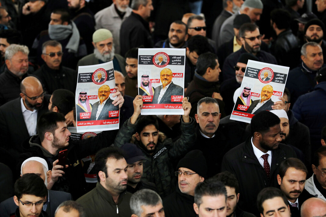 Drapet på Jamal Kashoggi fikk stor internasjonal oppmerksomhet i året som gikk. Foto: Reuters / NTB scanpix Drapet på Jamal Kashoggi fikk stor internasjonal oppmerksomhet i året som gikk. Foto: Reuters / NTB scanpix
