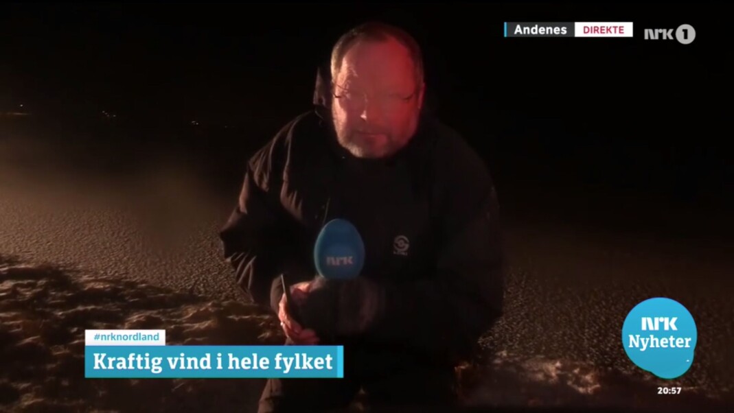 Nils Mehren har vært ute en vinternatt før, etter å ha bodd i Nord-Norge siden 1979. Foto: Skjermdump / NRK Nils Mehren har vært ute en vinternatt før, etter å ha bodd i Nord-Norge siden 1979. Foto: Skjermdump / NRK
