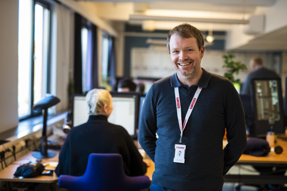 Administrerende direktør Christian Samuelsen i Klassekampen er fornøyd med 2018-tallene. Arkivfoto: Kristine Lindebø Administrerende direktør Christian Samuelsen i Klassekampen er fornøyd med 2018-tallene. Arkivfoto: Kristine Lindebø