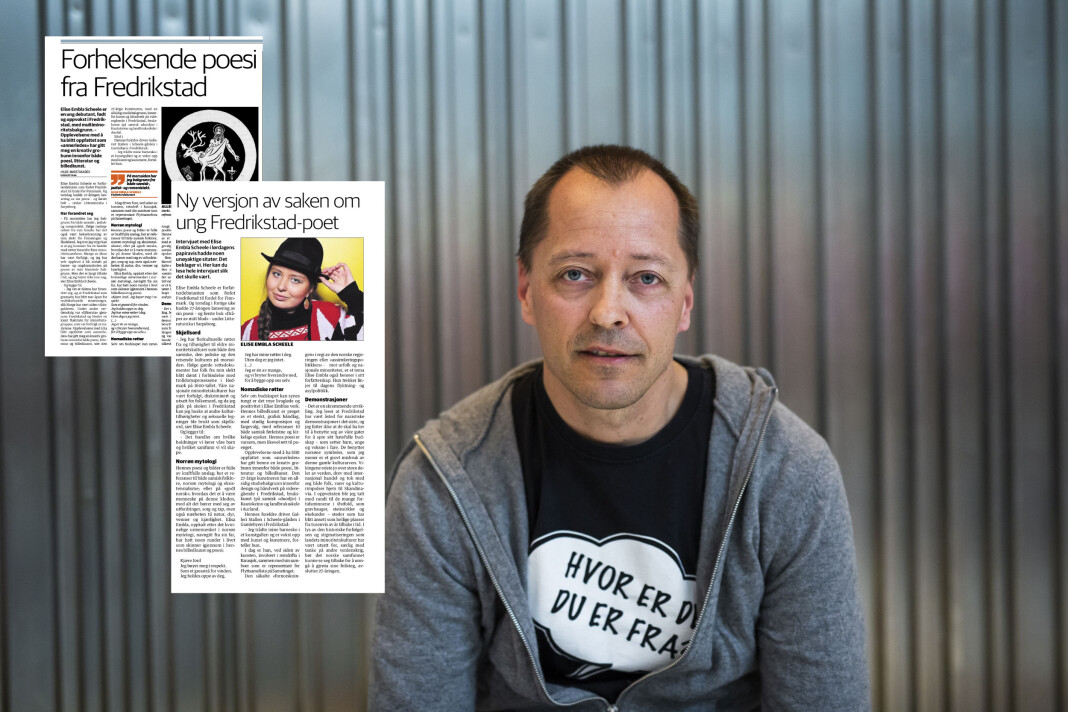 Ansvarlig redaktør René Svendsen og Fredrikstad Blad får kritikk fra PFU. Foto: Kristine Lindebø, Skjermdump / Fredriksstad Blad. Ansvarlig redaktør René Svendsen og Fredrikstad Blad får kritikk fra PFU. Foto: Kristine Lindebø, Skjermdump / Fredriksstad Blad.