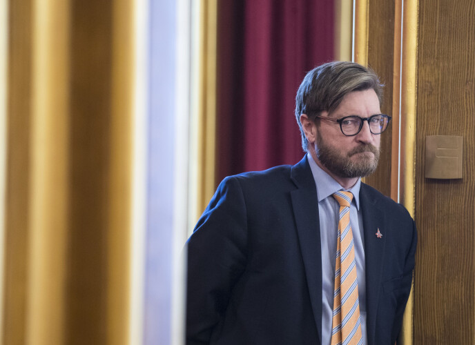 Stortingsrepresentant Christian Tybring-Gjedde mener lettlestavisen Klar Tale bedrifter satire. Foto: Vidar Ruud / NTB scanpix Stortingsrepresentant Christian Tybring-Gjedde mener lettlestavisen Klar Tale bedrifter satire. Foto: Vidar Ruud / NTB scanpix