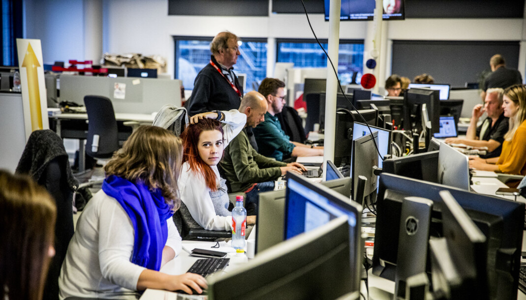 Dagbladet-redaksjonen er nå bemannet 24 timer i døgnet. Foto: Christian Roth Christensen/Dagbladet Dagbladet-redaksjonen er nå bemannet 24 timer i døgnet. Foto: Christian Roth Christensen/Dagbladet