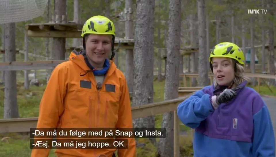 – NRK Supers policy på dette området er klar: Vi skal ikke oppfordre barn til å være på sosiale medier, sier programredaktør Hildri Gulliksen. Skjermdump NRK