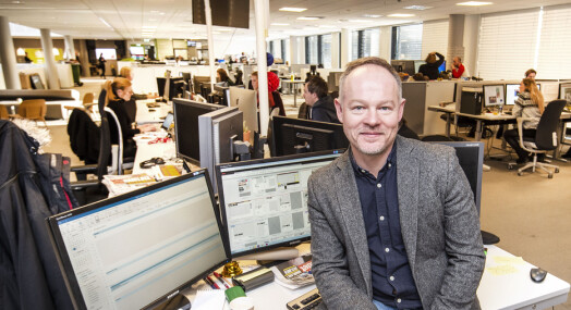 MORGENRUTINEN: Bjørn Carlsen starter dagen med et «yes» klokka 6.00, når han ser at tallene til Dagbladet TV er gode