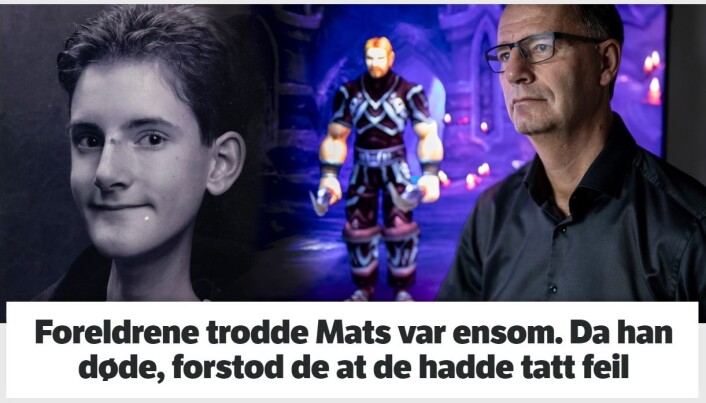 Robert Steen stilte opp for å fortelle sønnens historie til journalist Vicky Schaubert. Foto: Faksimile NRK Robert Steen stilte opp for å fortelle sønnens historie til journalist Vicky Schaubert. Foto: Faksimile NRK